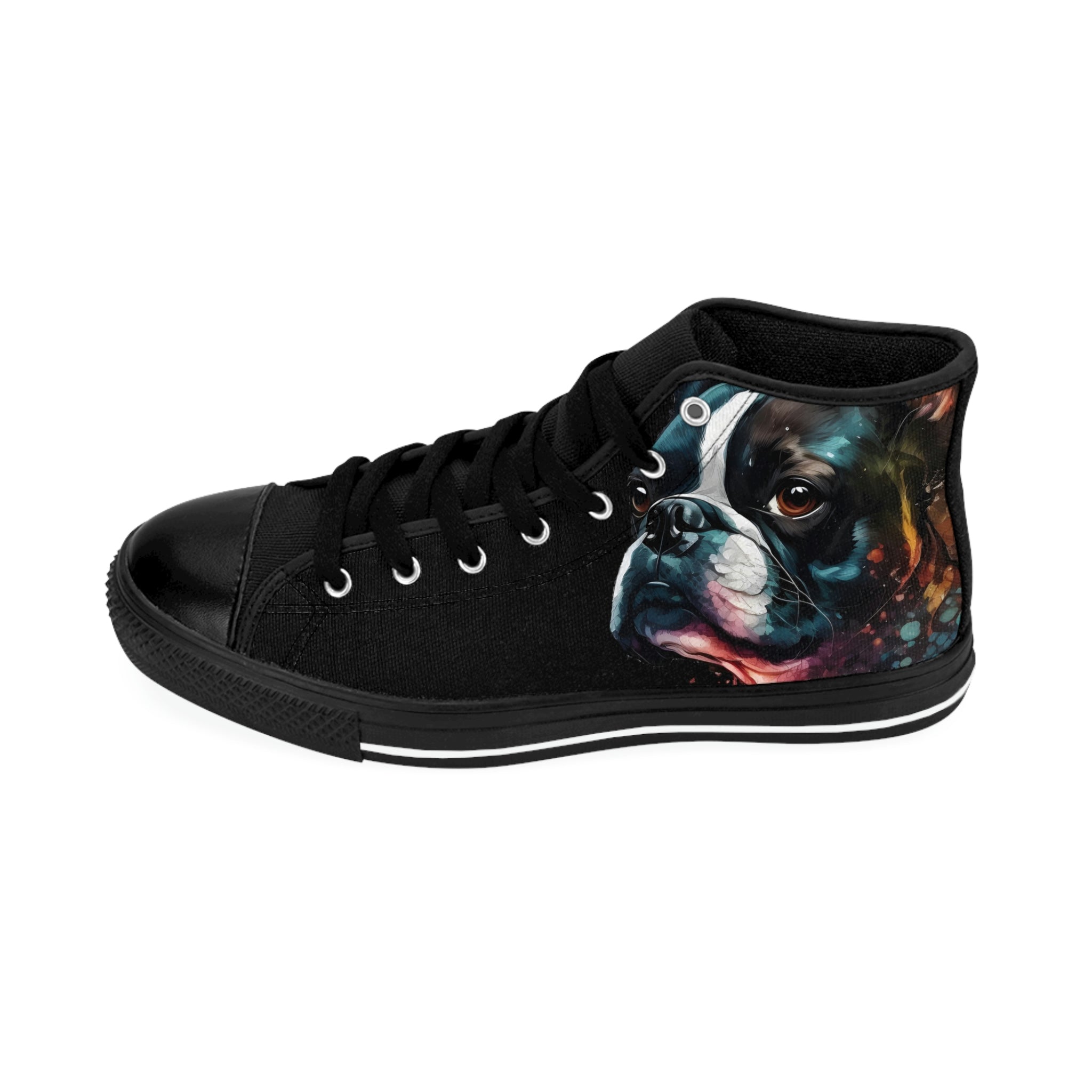 Boston Terrier Art - Men's Classic Sneakers