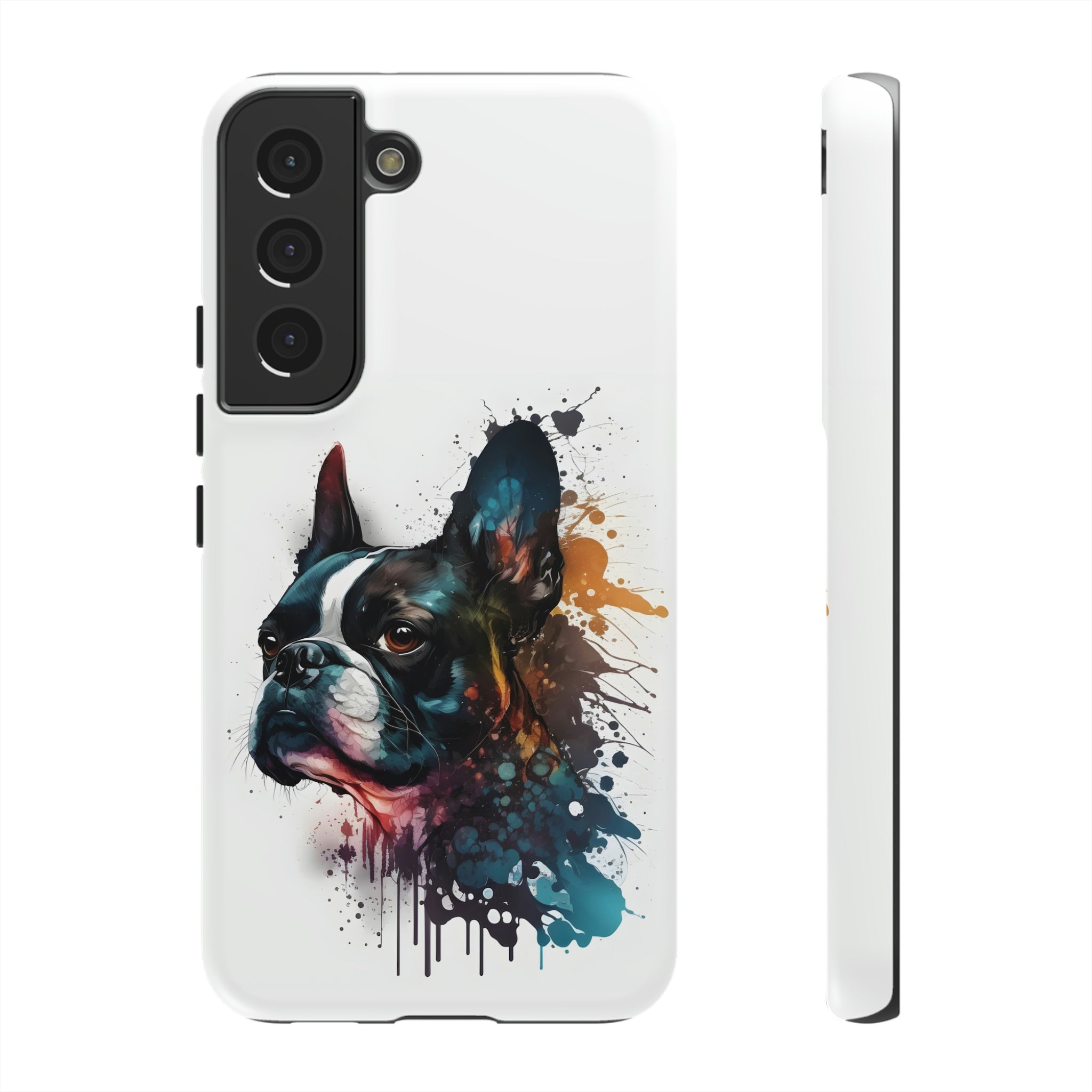 Boston Terrier Art on Samsung Tough Cases