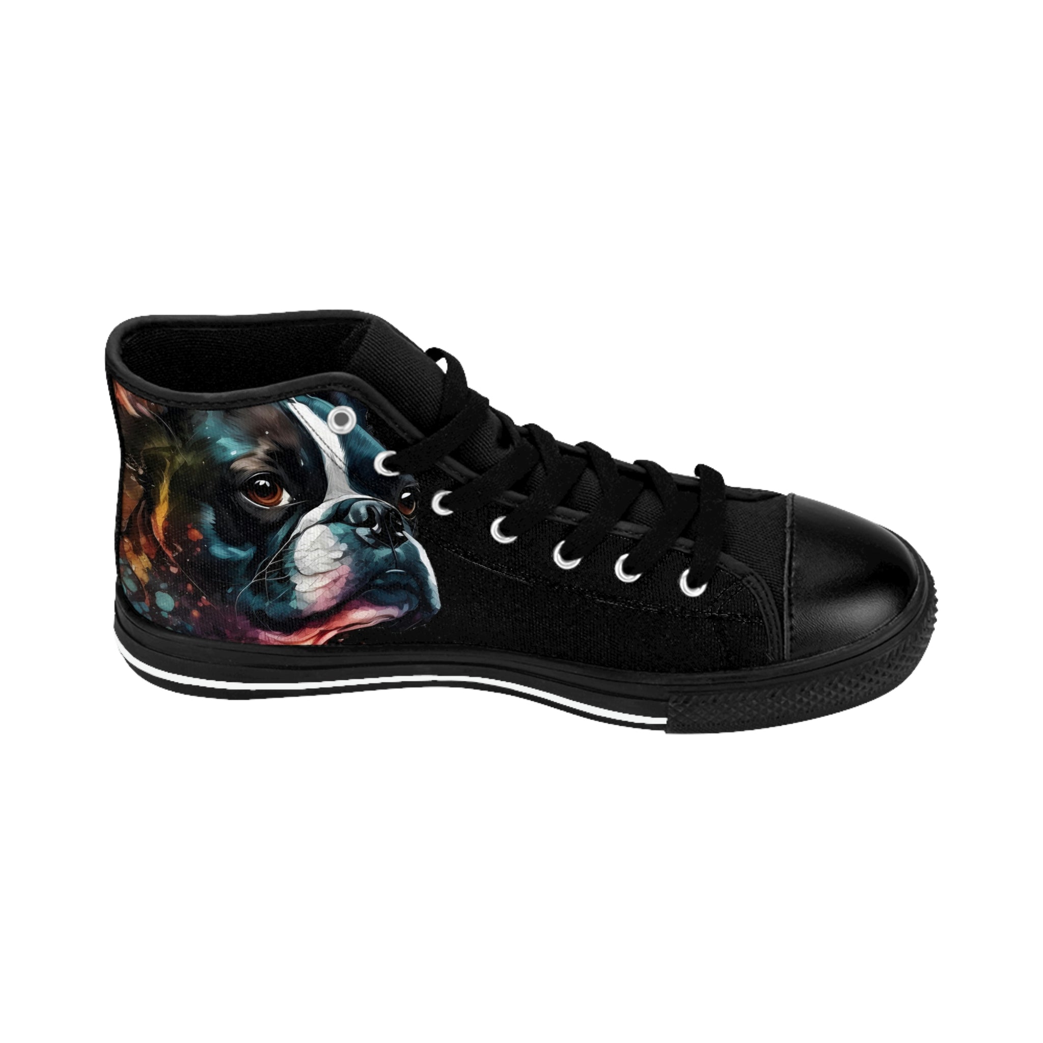 Boston Terrier Art - Women's Classic Sneakers