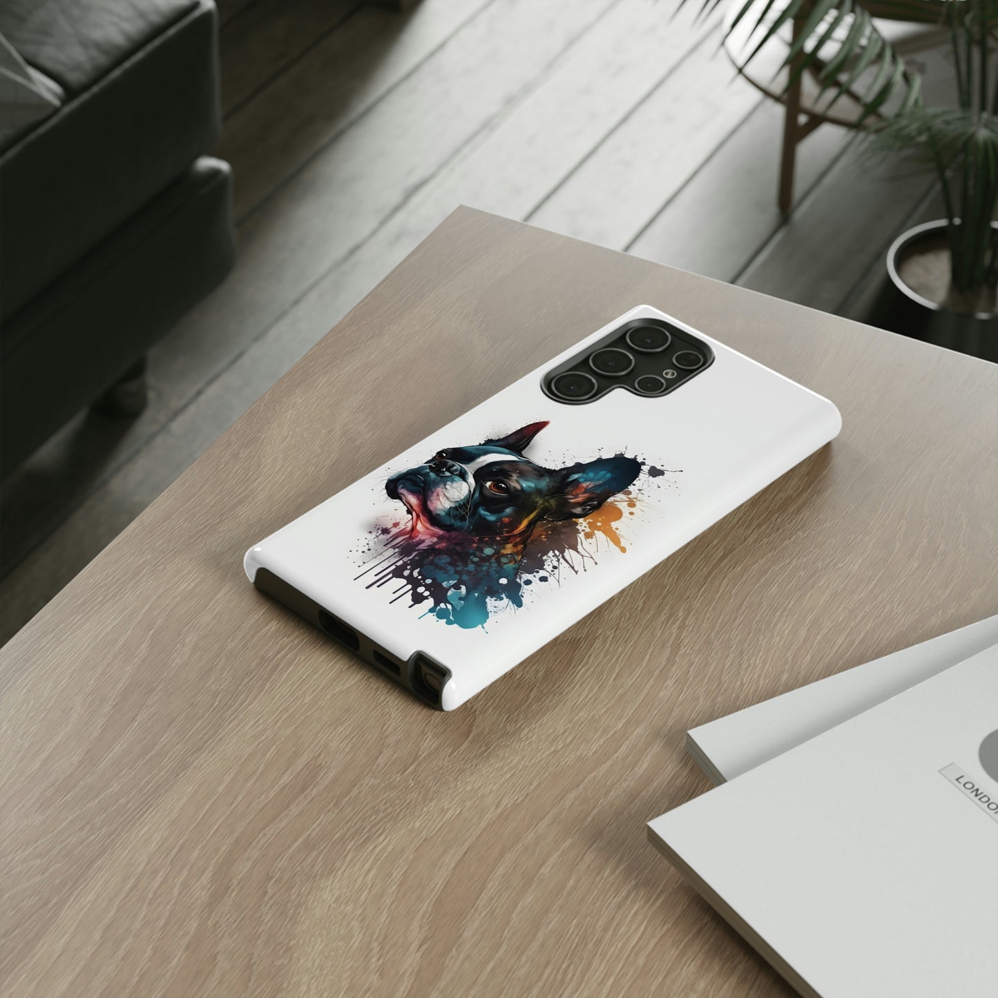 Boston Terrier Art on Samsung Tough Cases