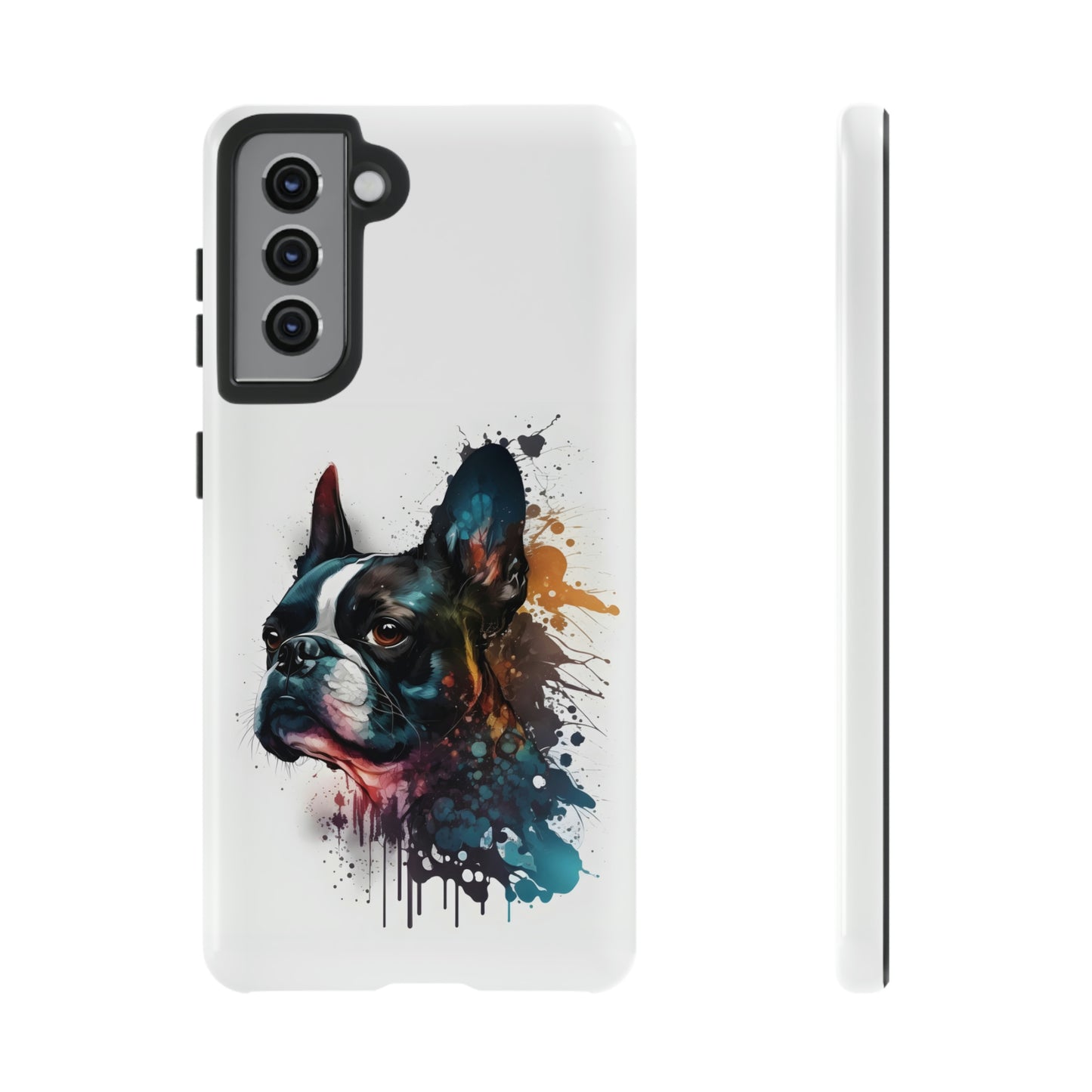 Boston Terrier Art on Samsung Tough Cases