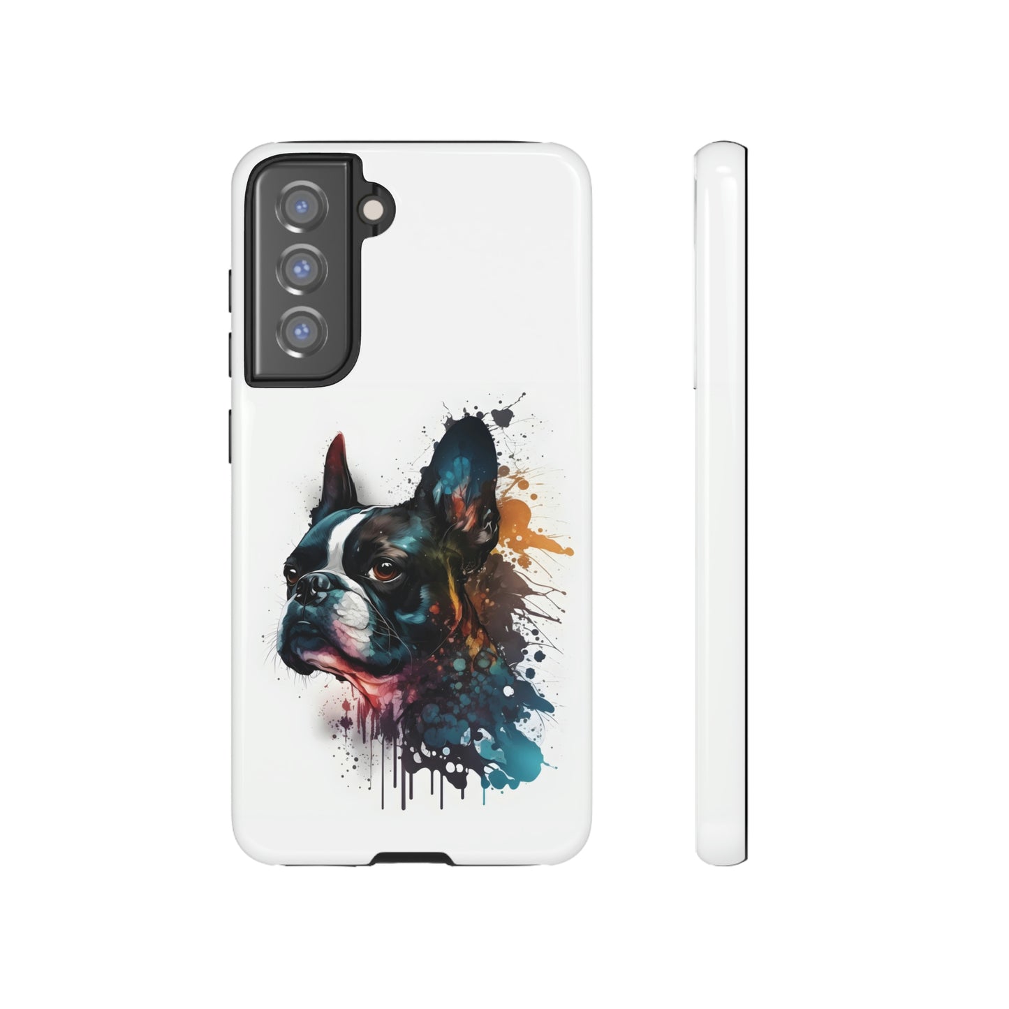 Boston Terrier Art on Samsung Tough Cases