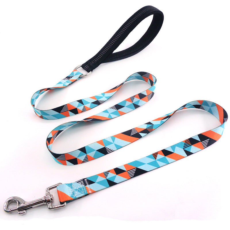 Colorful and Floral Dog Leash