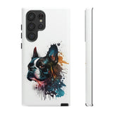 Boston Terrier Art on Samsung Tough Cases