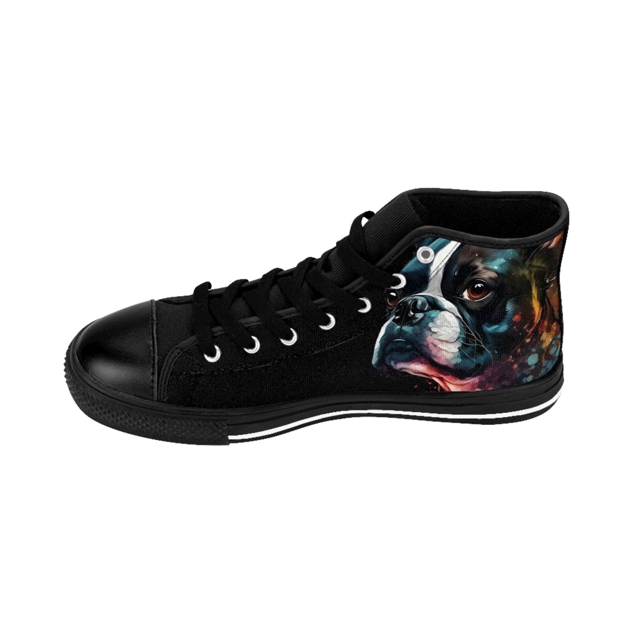 Boston Terrier Art - Men's Classic Sneakers