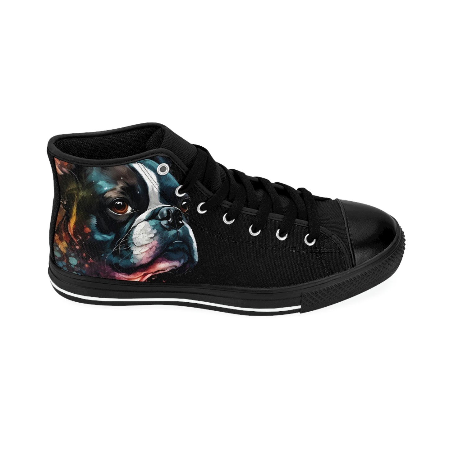 Boston Terrier Art - Women's Classic Sneakers