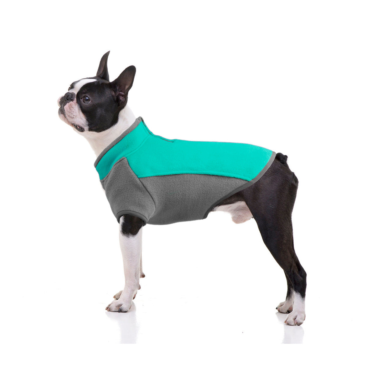 Warm & Stretch Fleece Dog Sweater - Turquoise