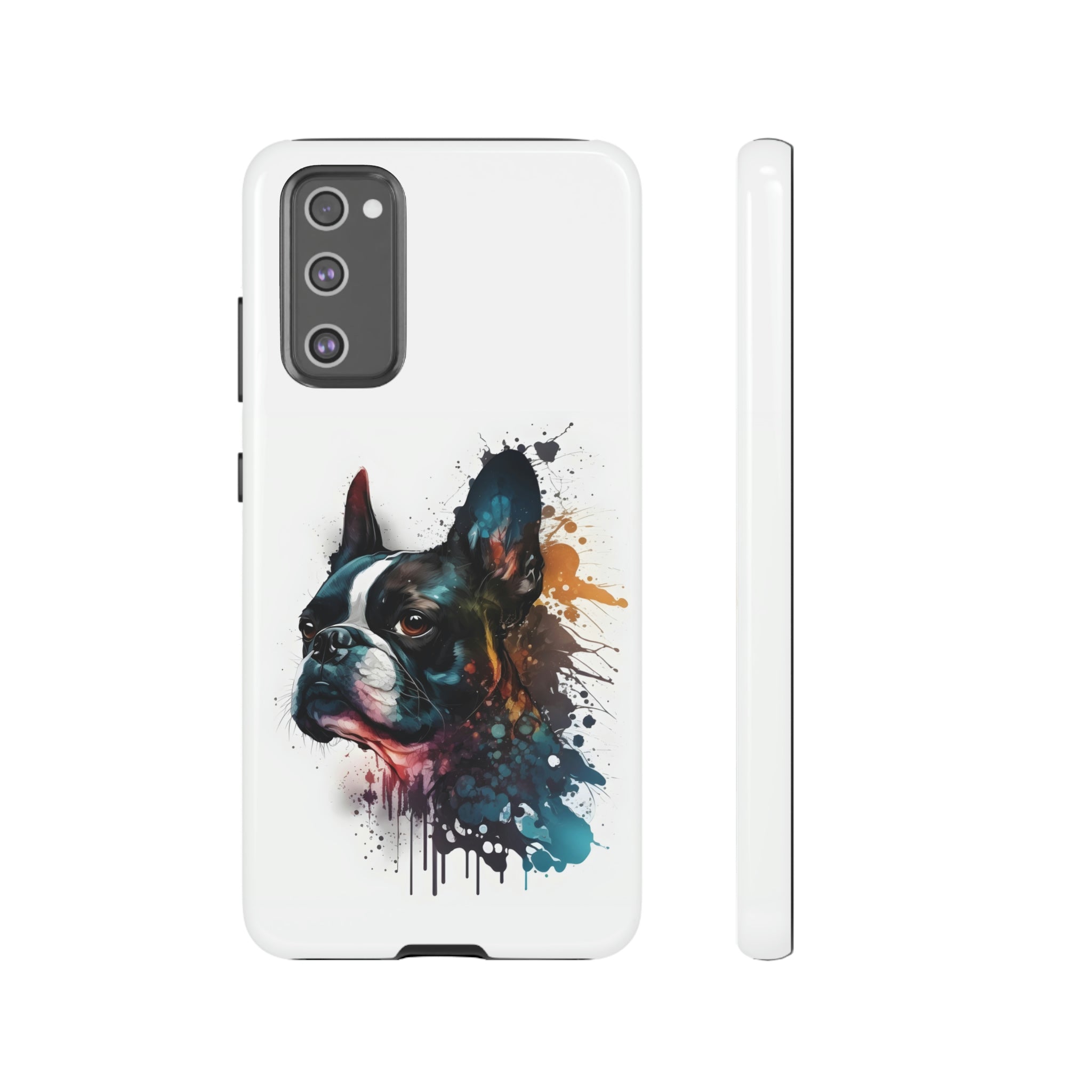 Boston Terrier Art on Samsung Tough Cases