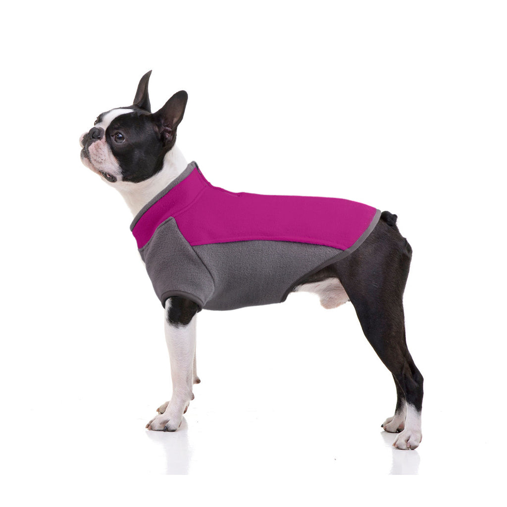 Warm & Stretch Fleece Dog Sweater - Boston Terrier