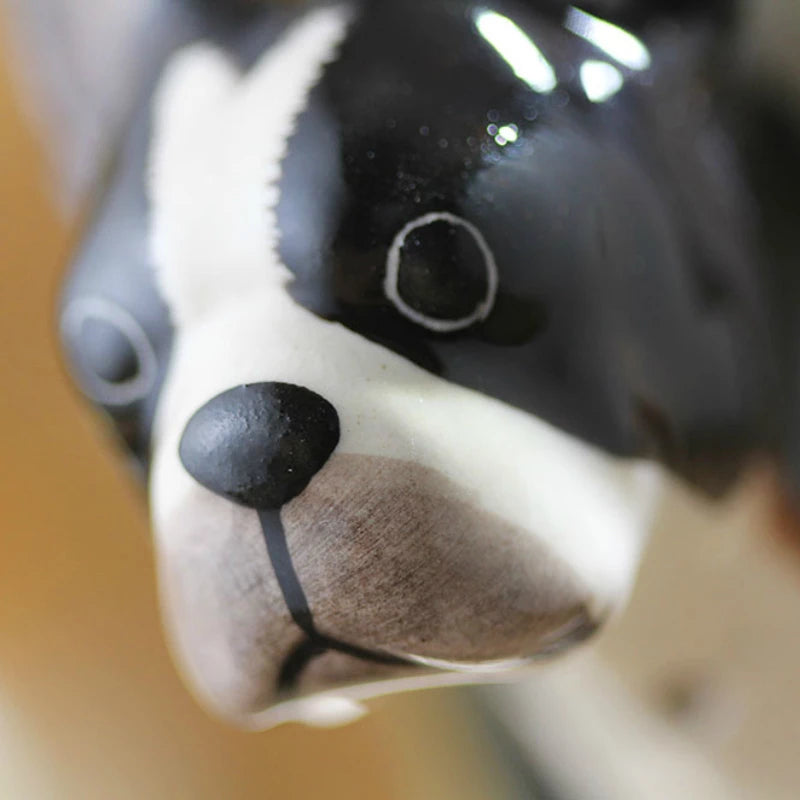 Hand Drawn 3D Boston Terrier Mug