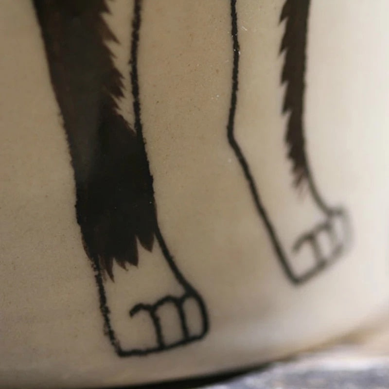 Hand Drawn 3D Boston Terrier Mug