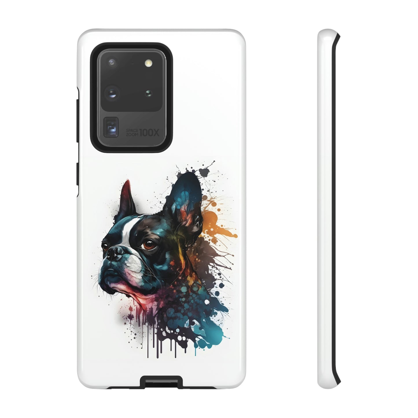 Boston Terrier Art on Samsung Tough Cases