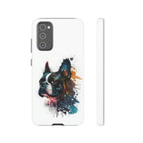 Boston Terrier Art on Samsung Tough Cases