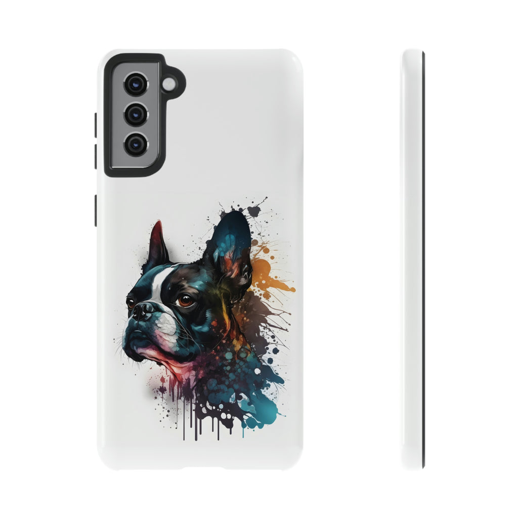 Boston Terrier Art on Samsung Tough Cases