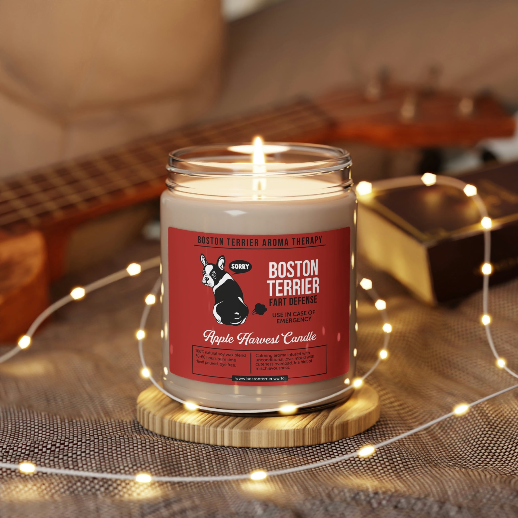 Apple Harvest Candle - Boston Terrier Aroma Therapy