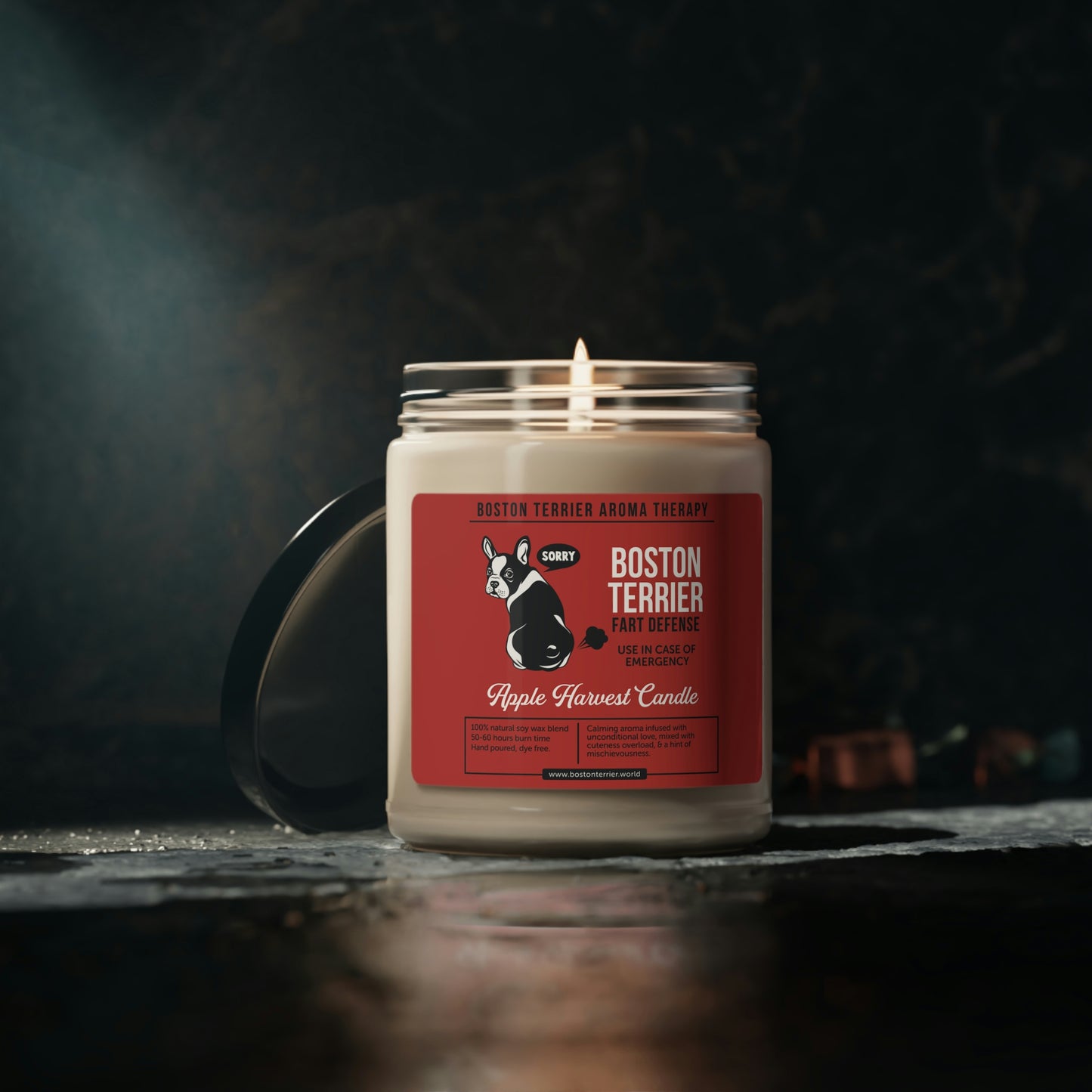 Apple Harvest Candle - Boston Terrier Aroma Therapy