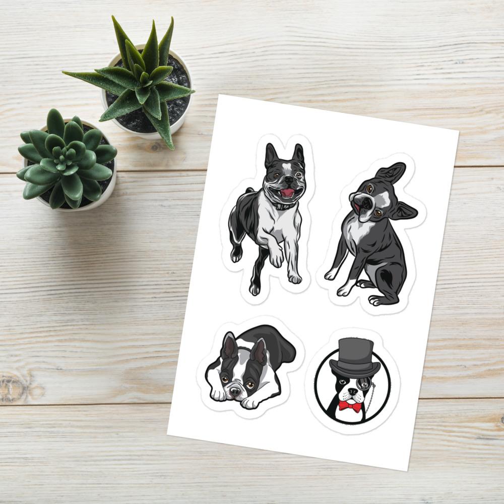 Boston Terrier Sticker Sheet