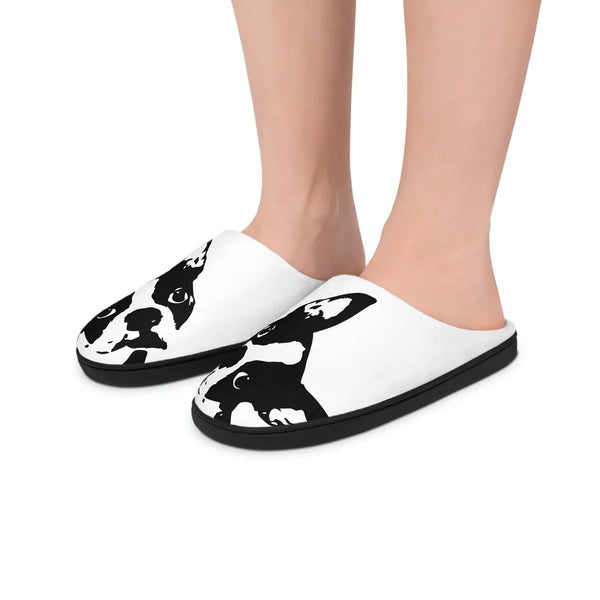 Boston Terrier Slippers Indoor Women Wear