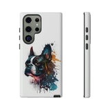 Boston Terrier Art on Samsung Tough Cases