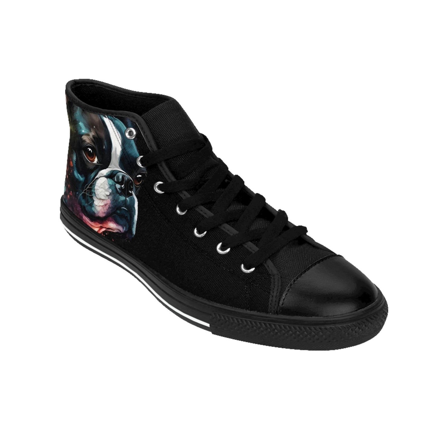 Boston Terrier Art - Women's Classic Sneakers