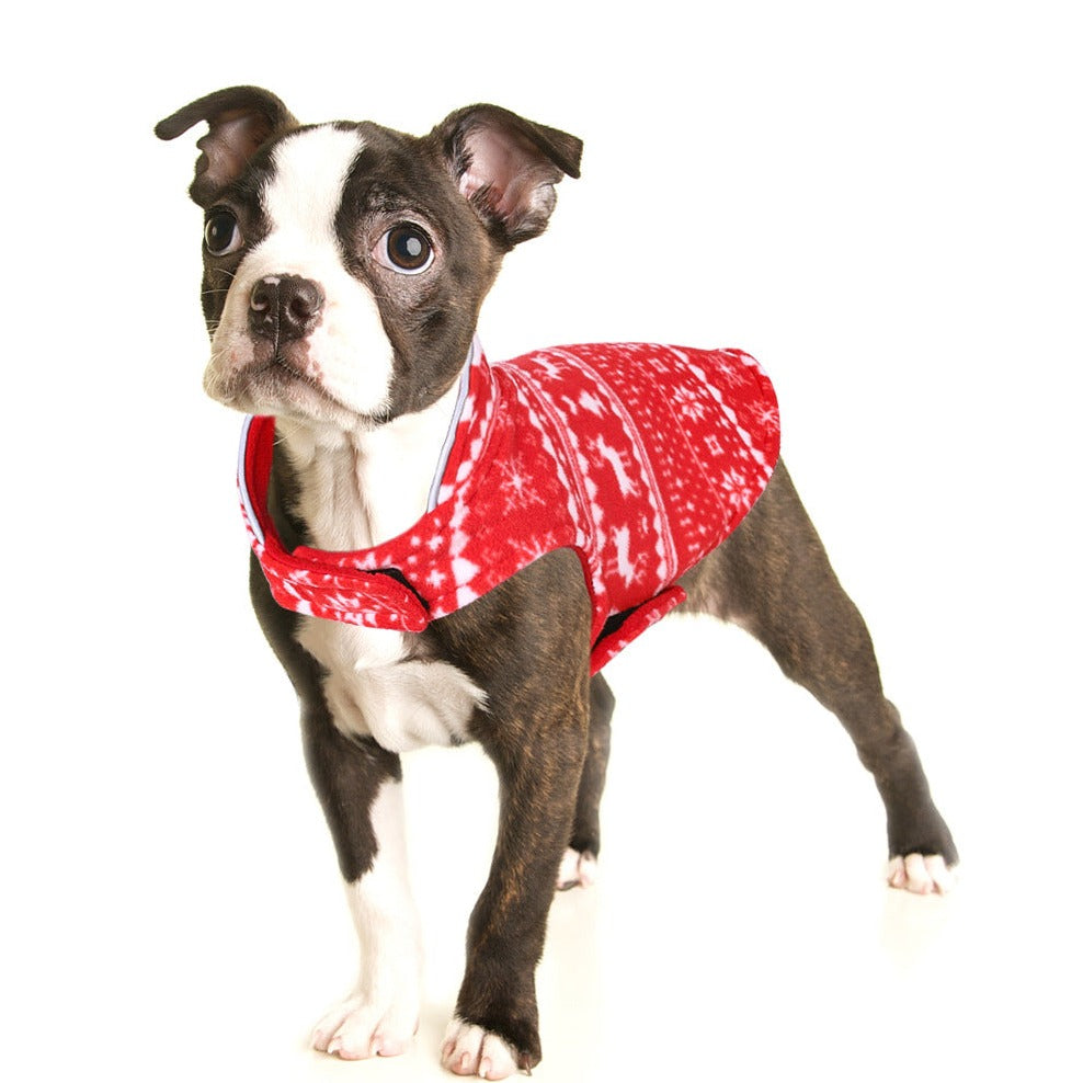Christmas Boston Terrier Dog Vest