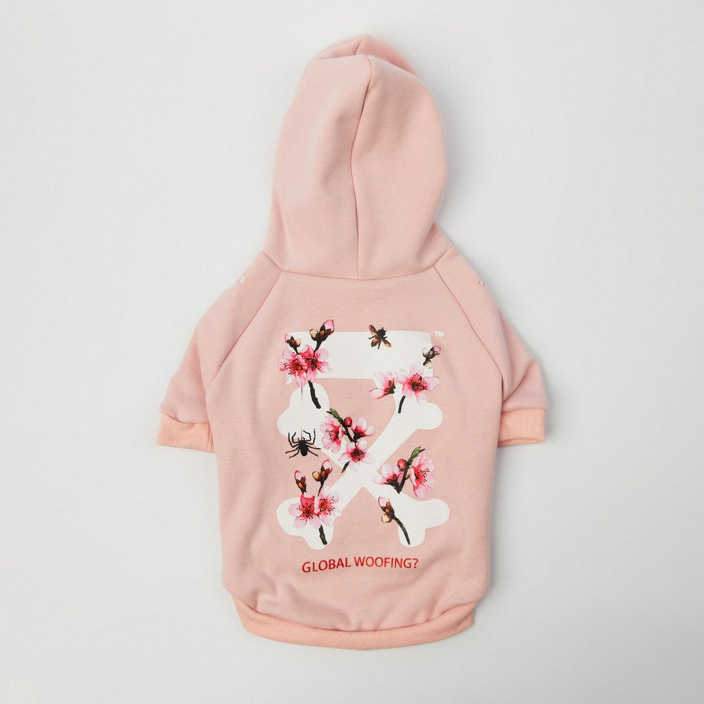 Treat Ürself logo hoodie pink Yardie's QR Logo Unisex Hoodie - Yardie's Coffee
