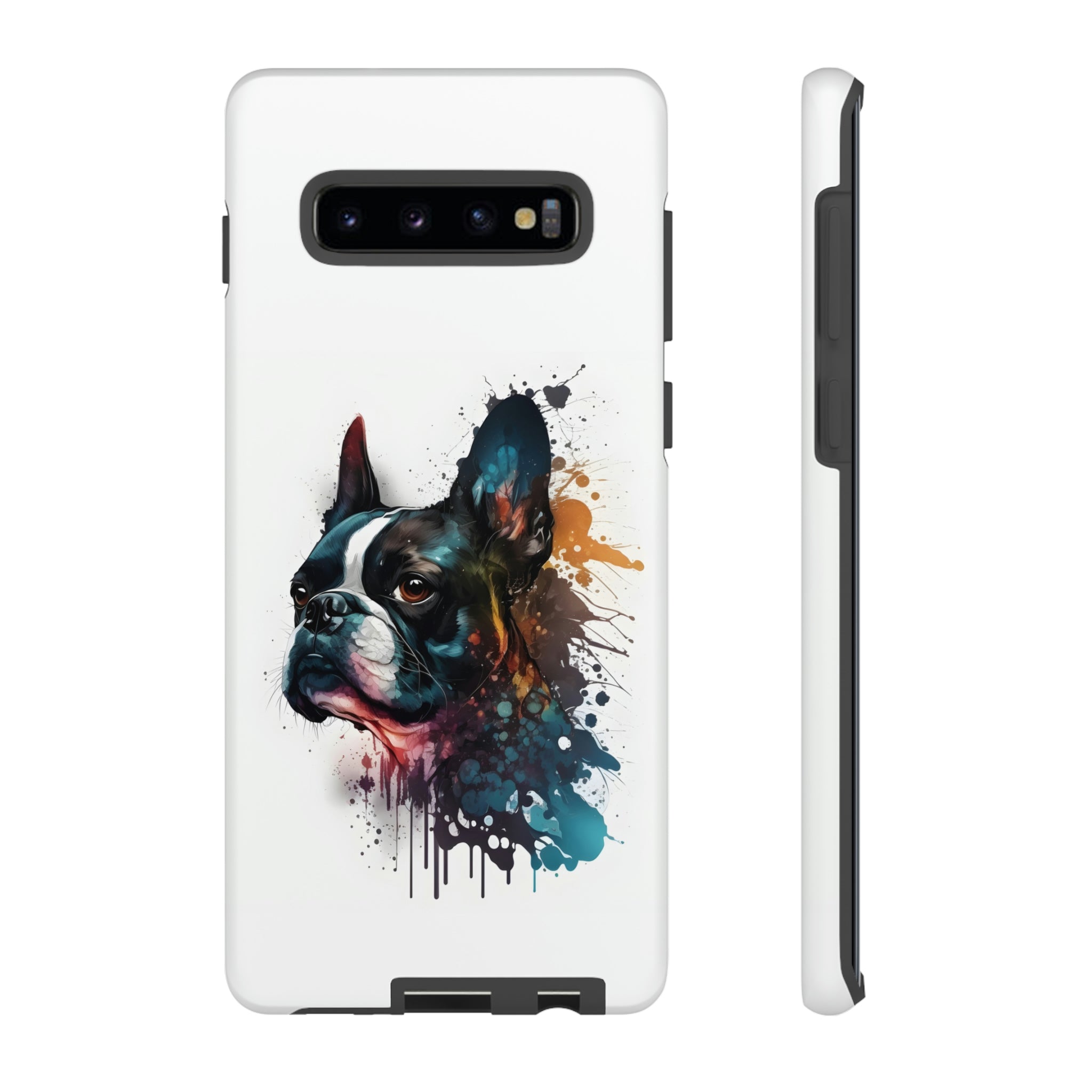 Boston Terrier Art on Samsung Tough Cases