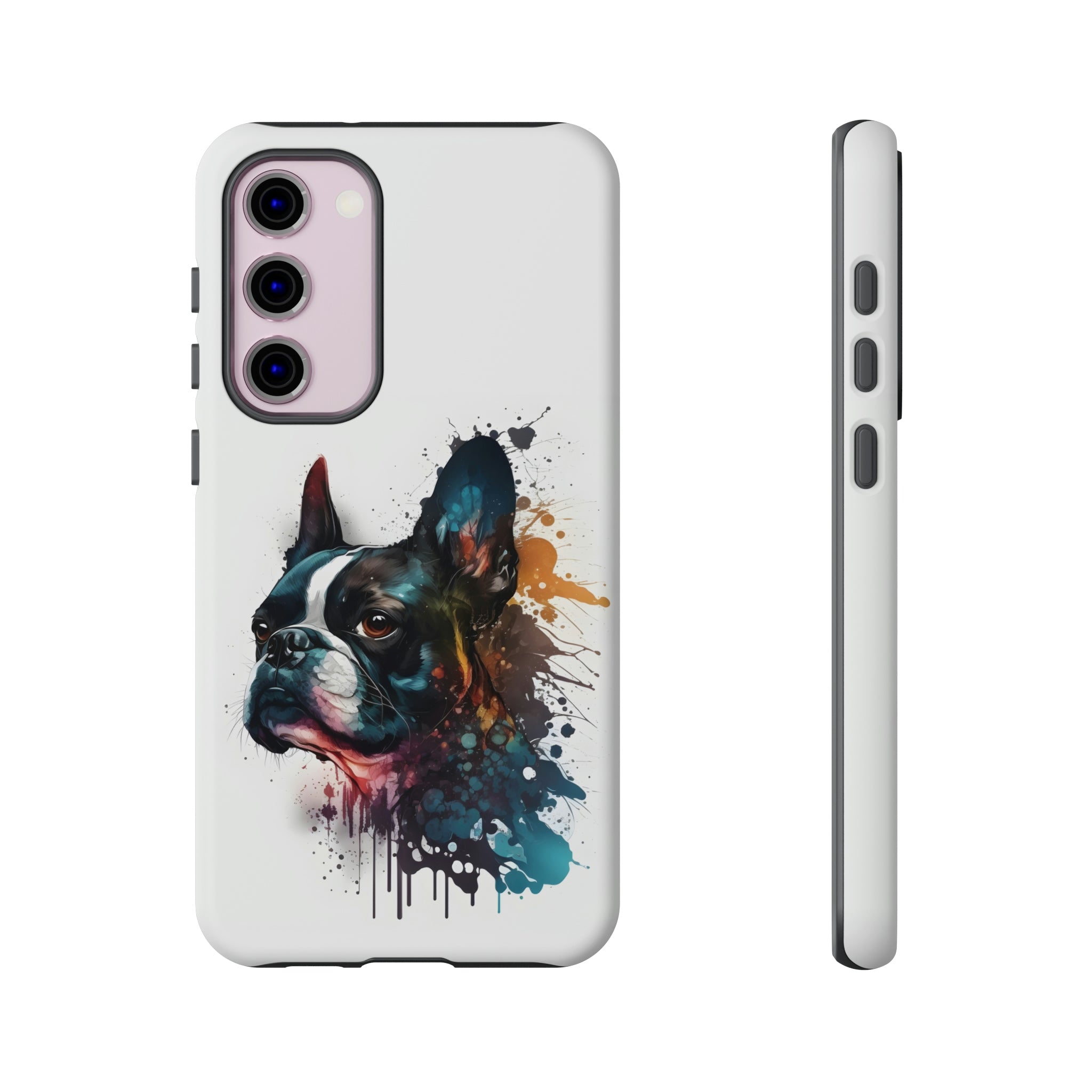Boston Terrier Art on Samsung Tough Cases