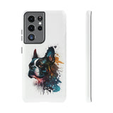 Boston Terrier Art on Samsung Tough Cases