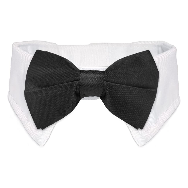 Dog Tuxedo Bow Tie Collar
