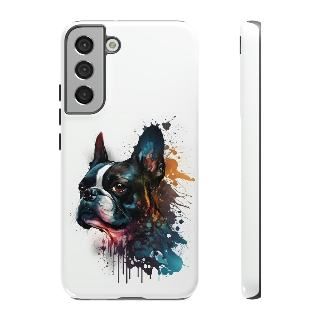 Boston Terrier Art on Samsung Tough Cases