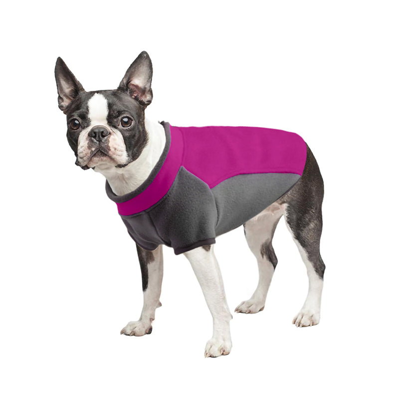 Warm & Stretch Fleece Dog Sweater - Boston Terrier