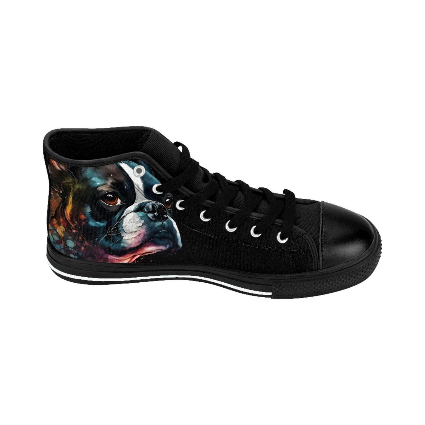 Boston Terrier Art - Men's Classic Sneakers