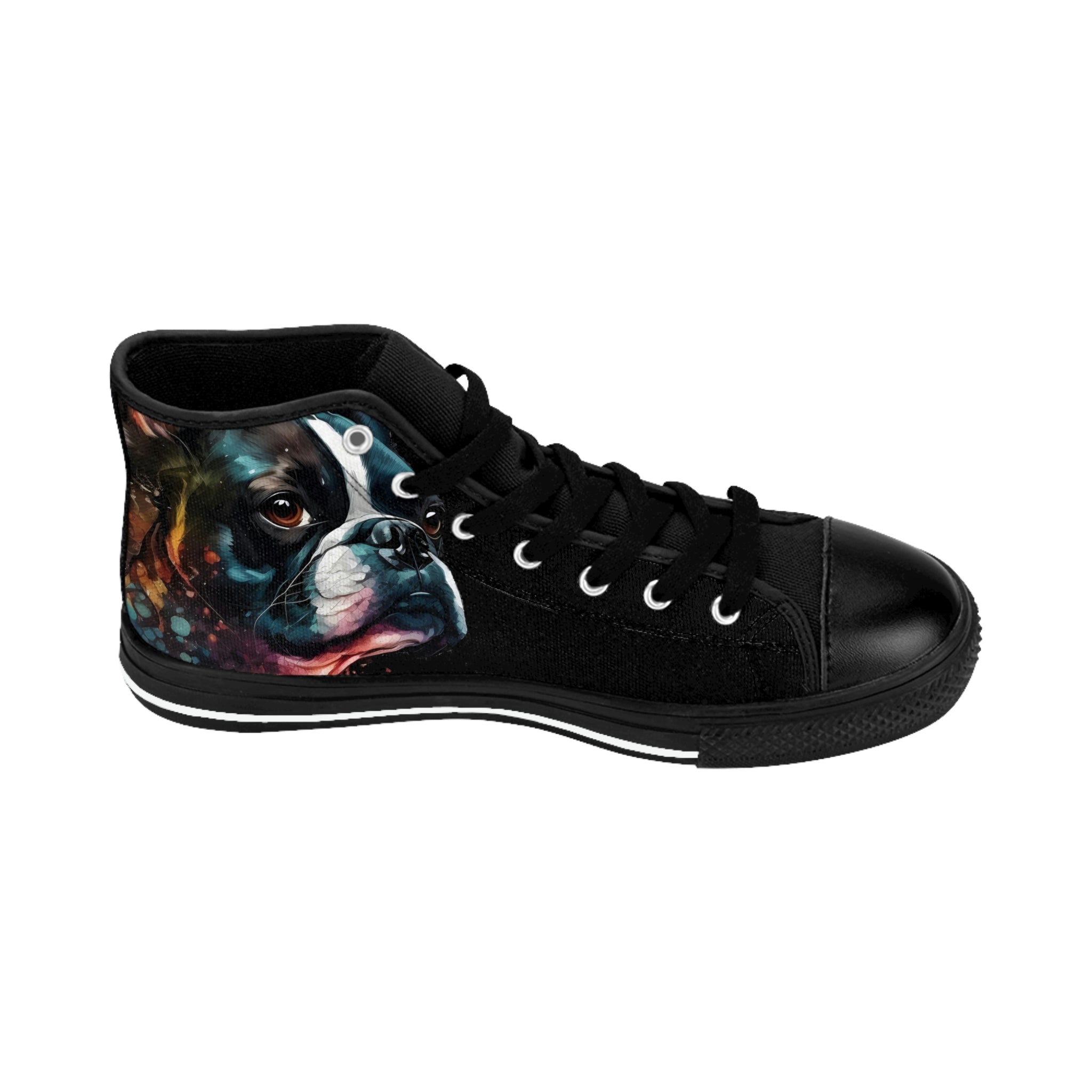 Boston Terrier Art - Men's Classic Sneakers
