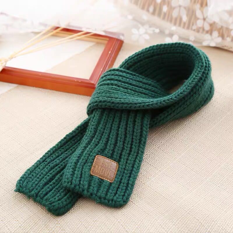 Knitted Wool Winter Dog Scarf