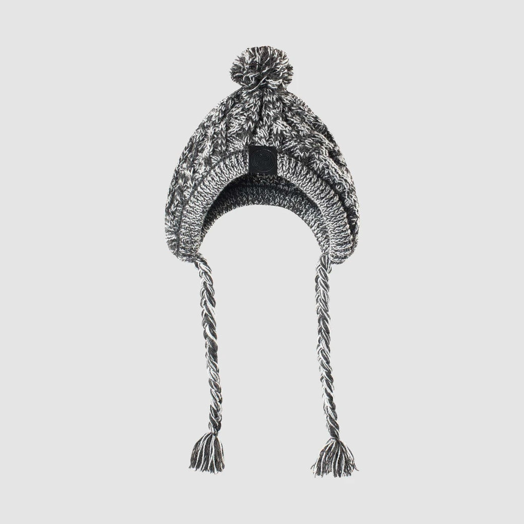 Wool Dog Beanie With Ear Holes Dog Winter Hat Toque - Grey