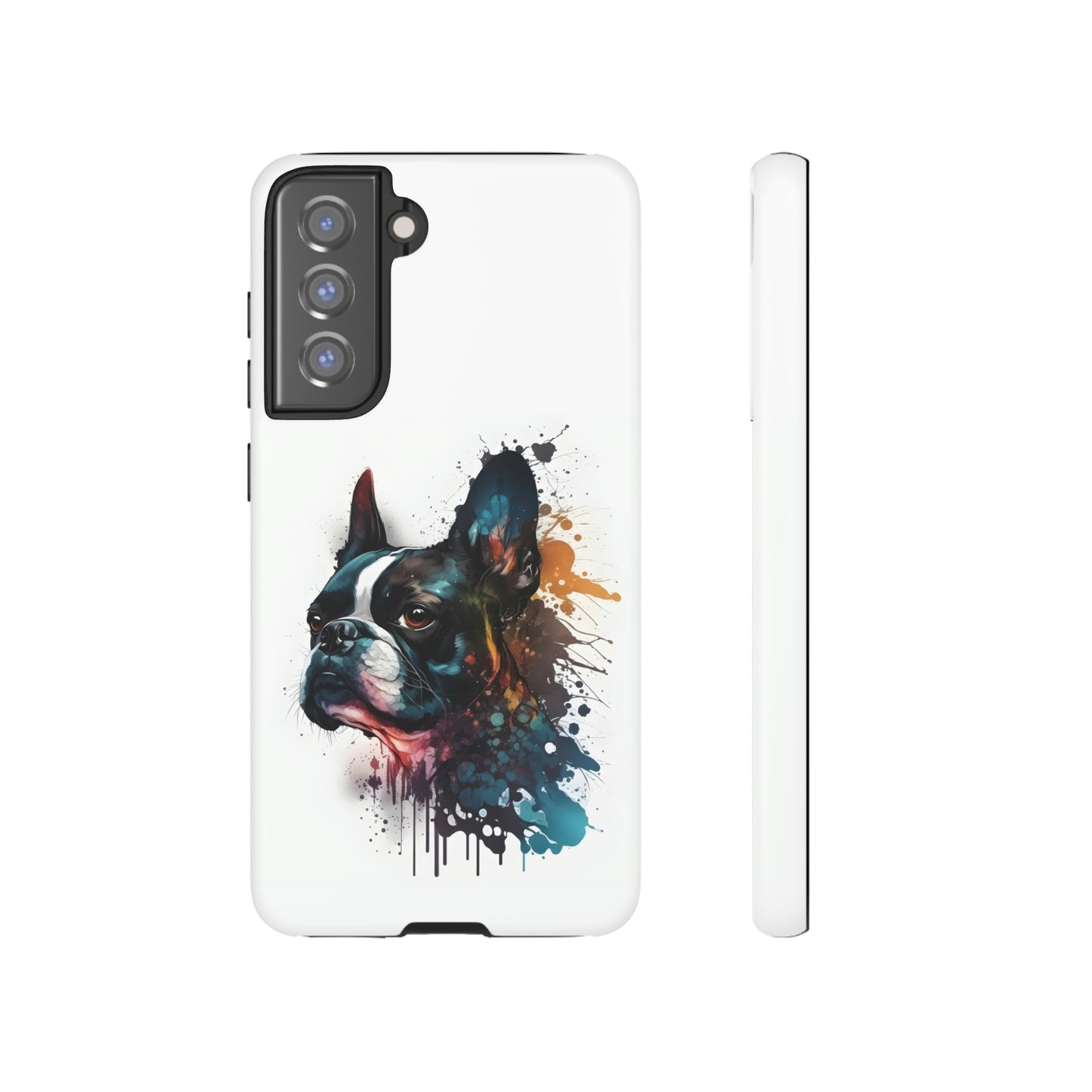 Boston Terrier Art on Samsung Tough Cases