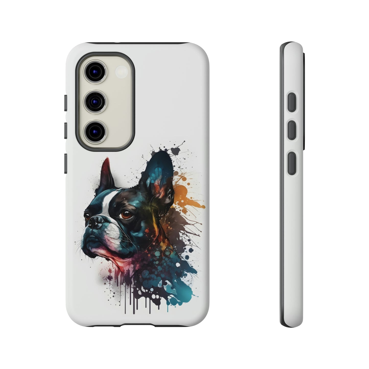 Boston Terrier Art on Samsung Tough Cases
