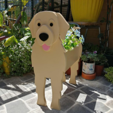 Golden Retriever Shaped Planter