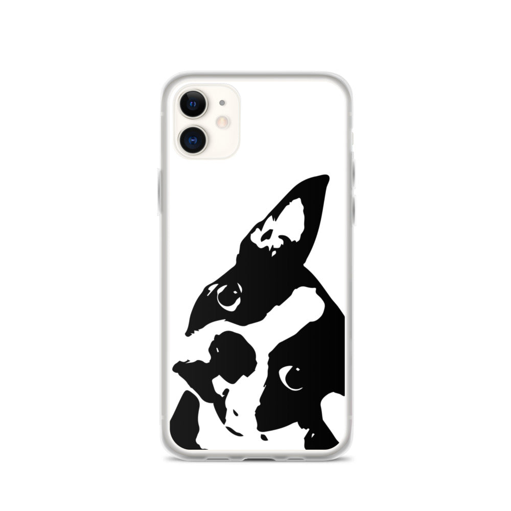 Boston Terrier Head Tilt iPhone Case