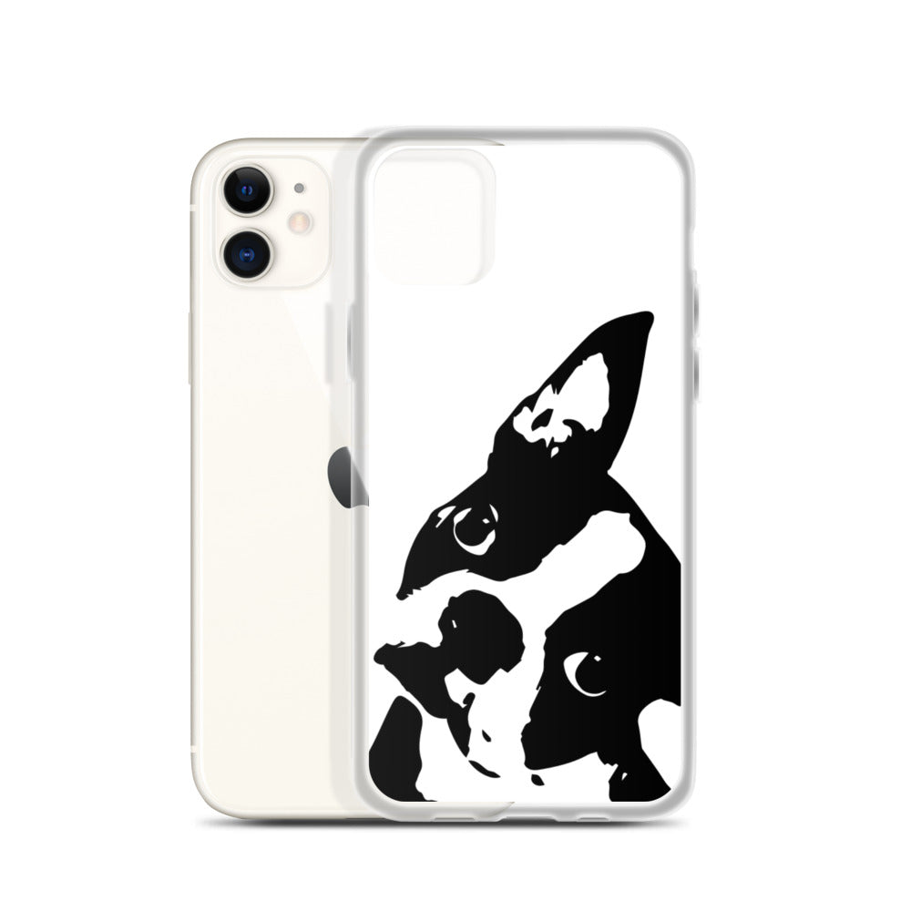 Boston Terrier Head Tilt iPhone Case