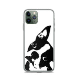 Boston Terrier Head Tilt iPhone Case