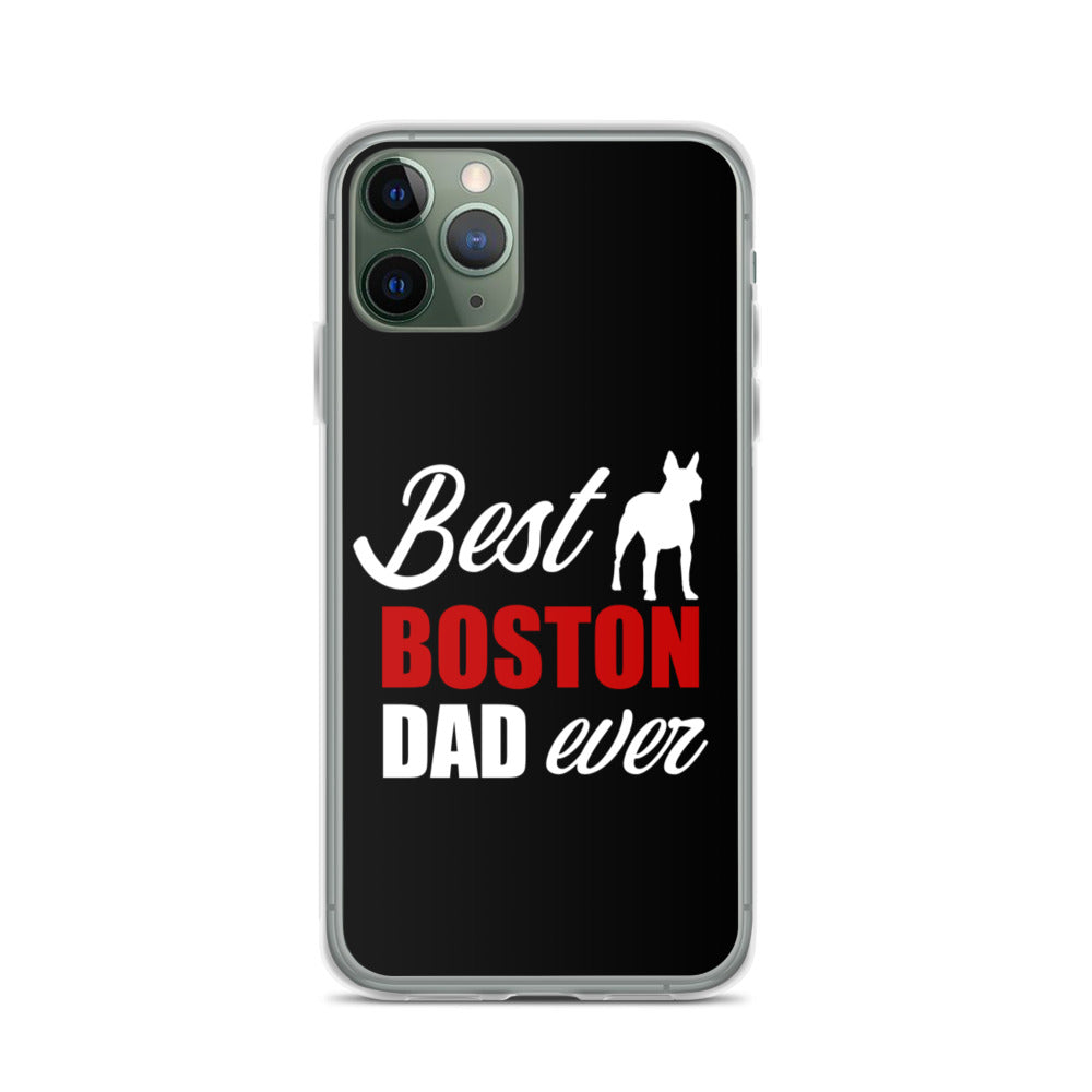 Best Boston Terrier Dad Ever iPhone Case