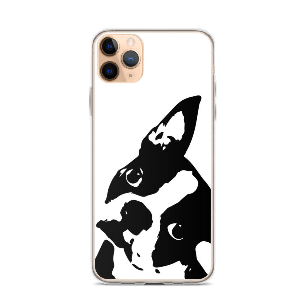 Boston Terrier Head Tilt iPhone Case