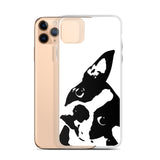 Boston Terrier Head Tilt iPhone Case