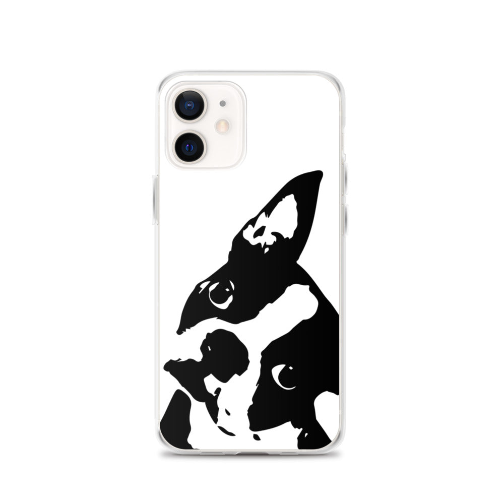 Boston Terrier Head Tilt iPhone Case