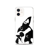 Boston Terrier Head Tilt iPhone Case