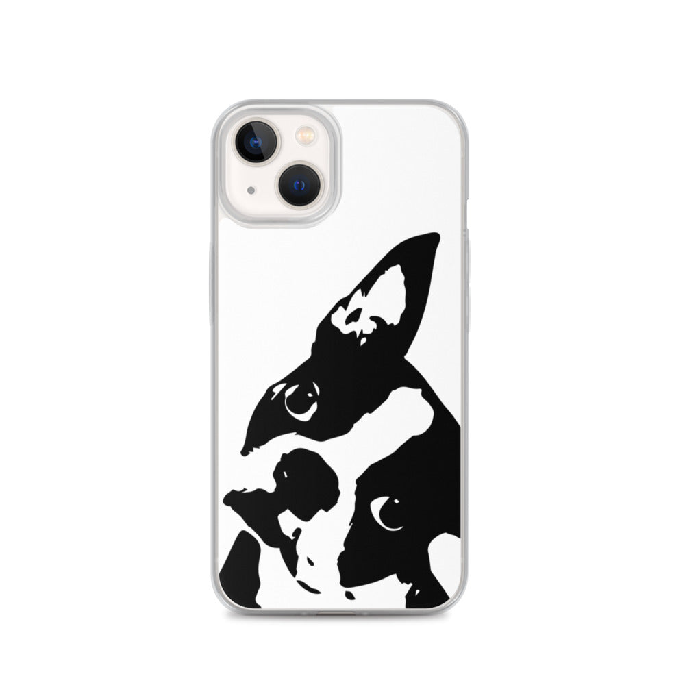 Boston Terrier Head Tilt iPhone Case