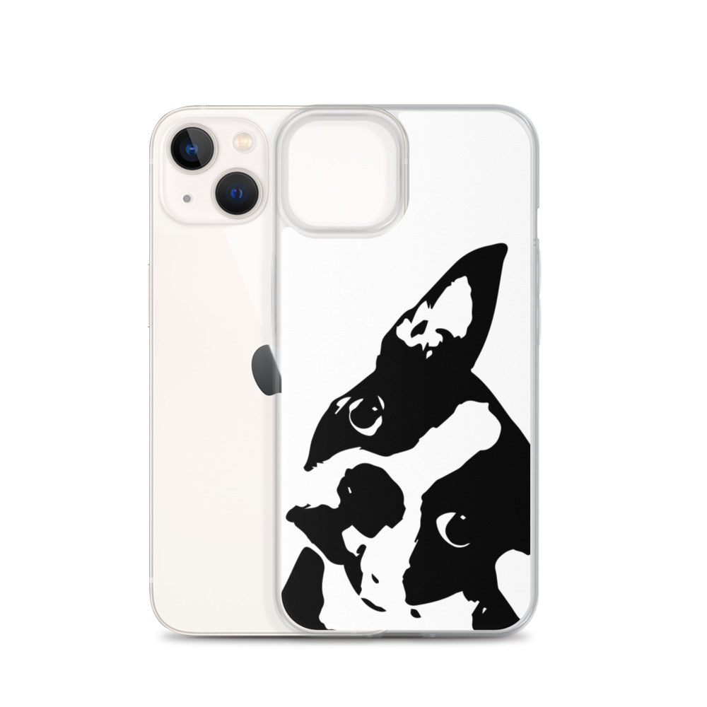 Boston Terrier Head Tilt iPhone Case