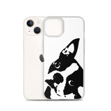 Boston Terrier Head Tilt iPhone Case
